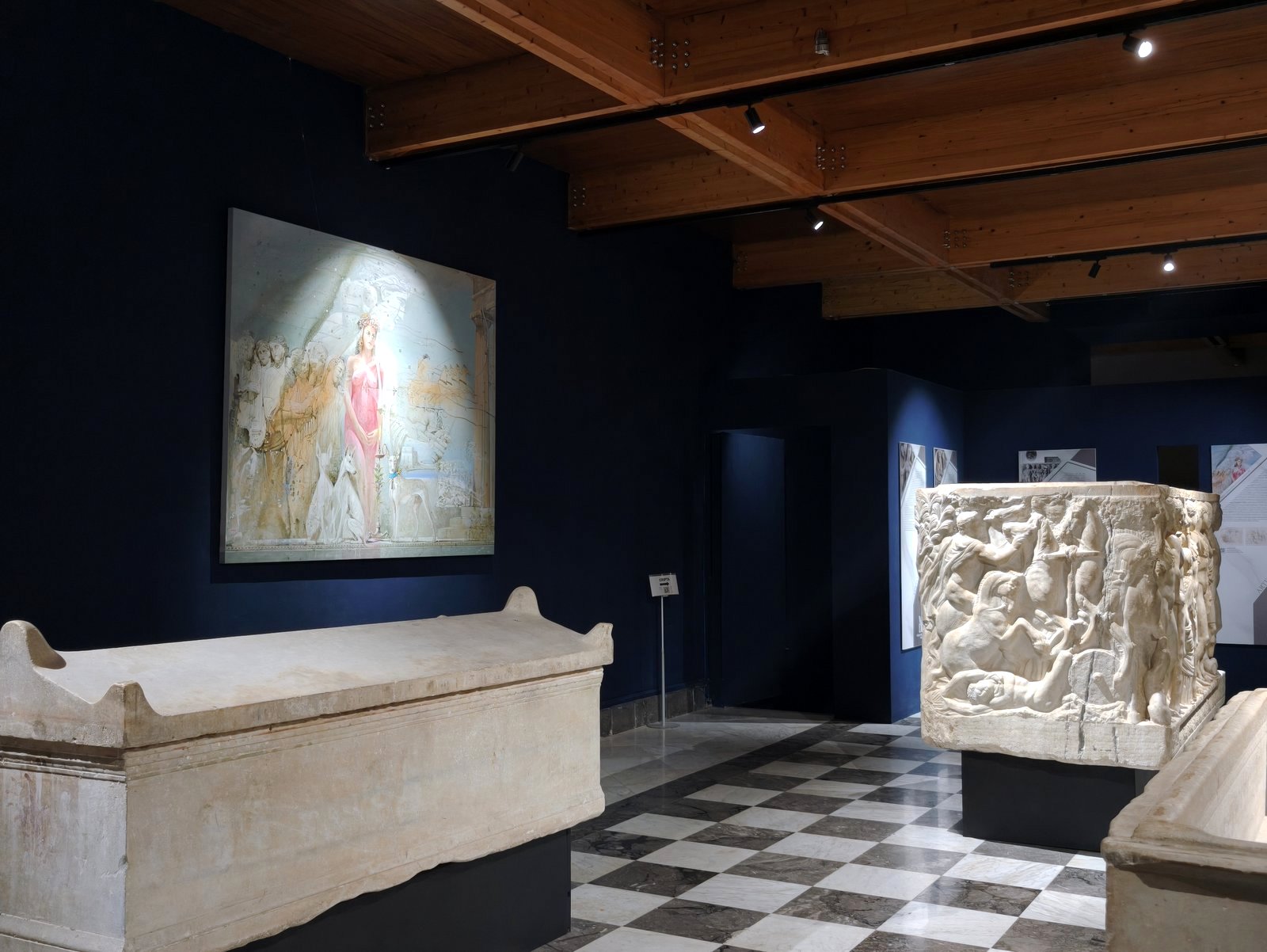 sala dei sarcofagi